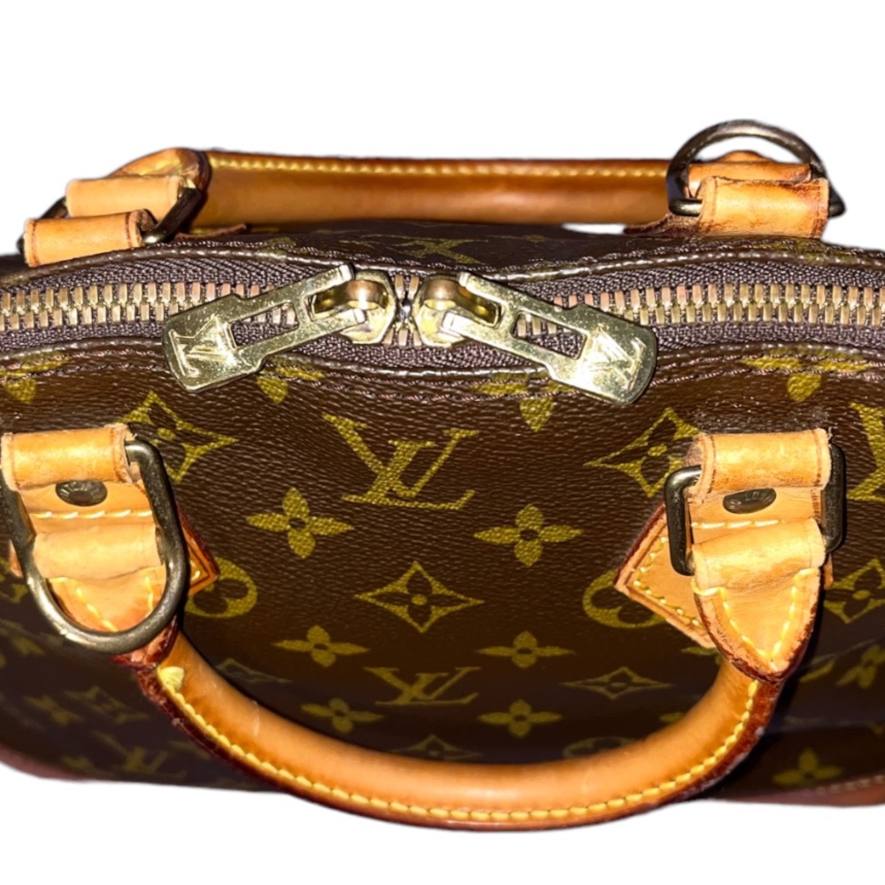 LOUIS VUITTON Vintage Authentic Alma Purse Bag Satchel Serial # BA1905 - Picture 7 of 13